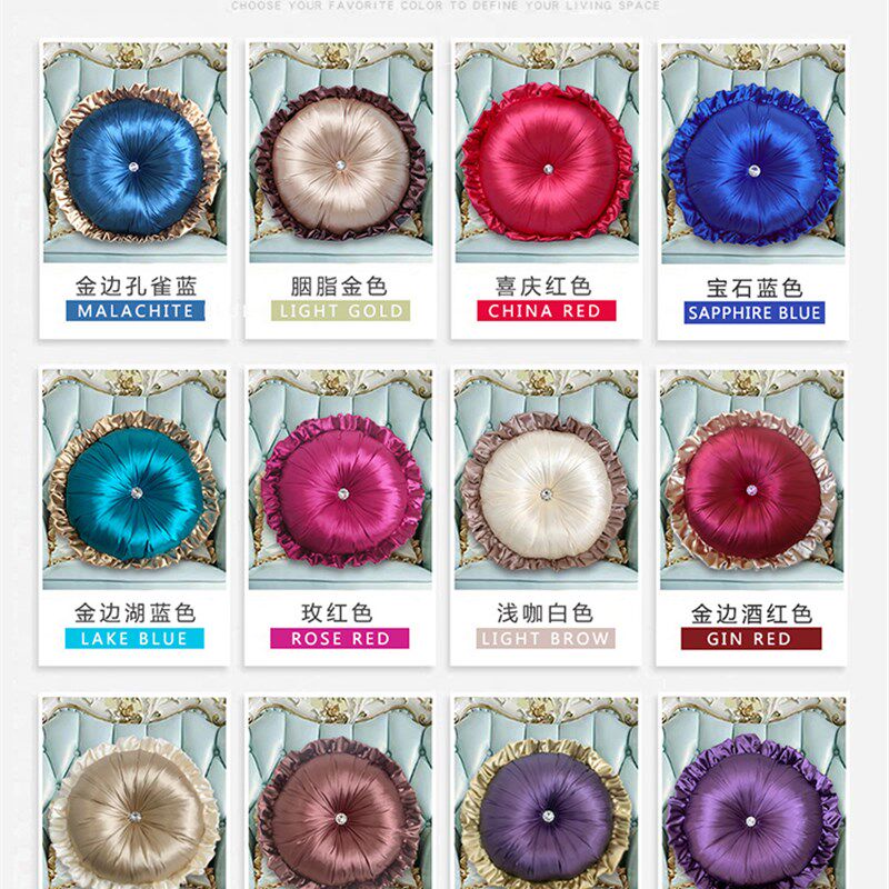 极速沙发抱枕客厅欧式奢华靠垫舒适牀头靠枕南瓜枕W飘窗靠背圆形