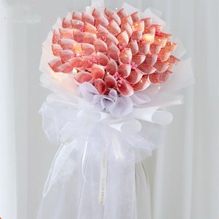 极速用真钱做的花束百元大钞花束用钱做I的花束真钱花束钱做的花