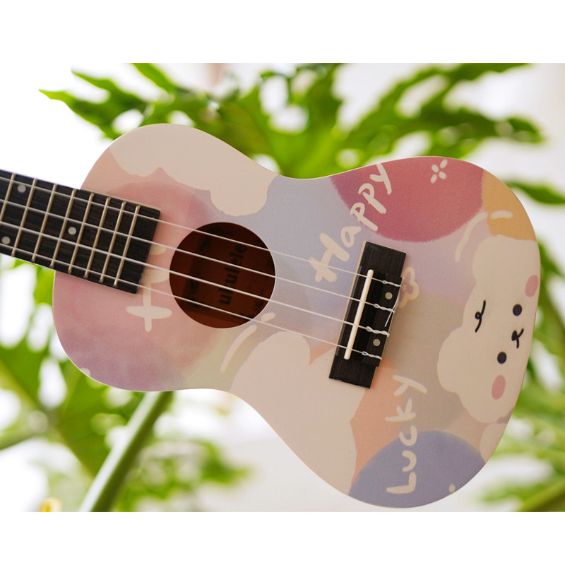 新品高颜值可爱23寸入门s级初学者尤克里里女生款儿童21寸小吉他
