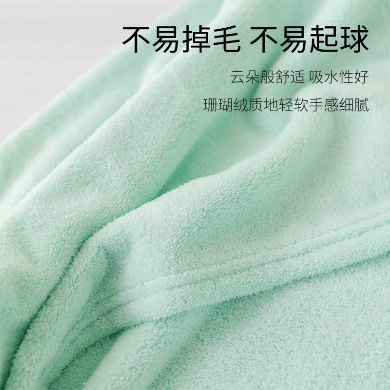 极速儿童珊瑚绒洗澡浴巾宝v宝连帽斗篷超柔吸水沙滩游泳婴幼儿披