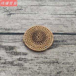 Kitchen Coasters Pad coaster MatsQ rattan Table 极速Placemat
