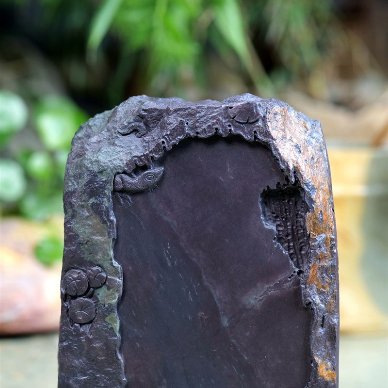 极速砚台 端砚 麻子坑 r石质细腻 发墨如油 手工雕刻 文房四宝 配