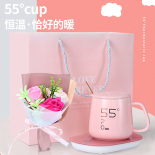 极速厂家厂家55k度恒温杯耶诞节礼物实用创意送女友公司活动女神