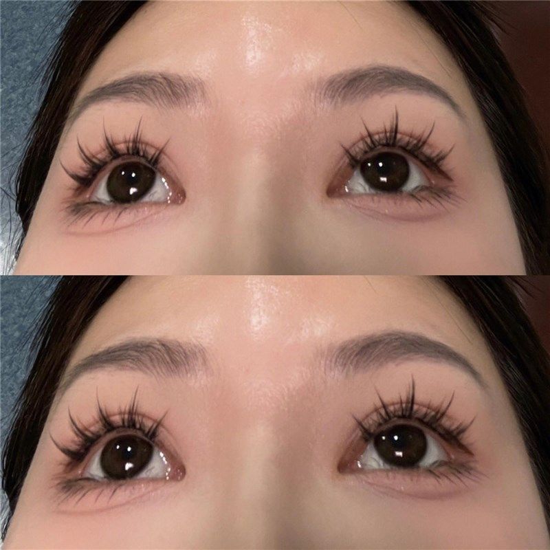 极速EIYI双塔尖麦穗假r睫毛欧美浓密分段式小恶魔懒人三部曲黑梗