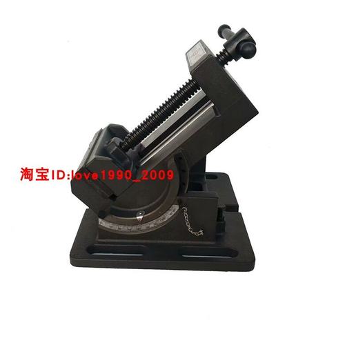 极速可倾导杆式角度平口钳0-90度倾E斜钻床台虎钳3寸4寸台式钻床
