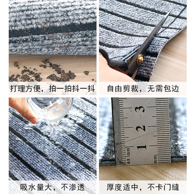 极速Entrance door mat household g outer gate carpet hom.e do