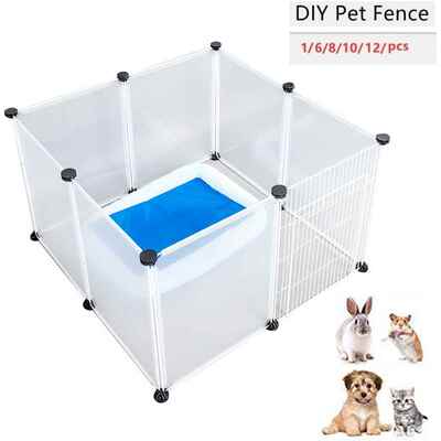 新品Valla de plstico para mascotas, jaula paRra perros de
