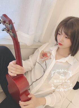新品尤克里里原木色小吉他s初学者入门21寸23寸四弦琴乌克丽丽学