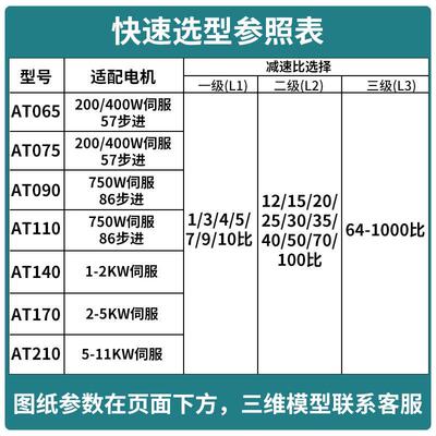 极速伺服行星换向器AT140170双轴孔输出转换N箱90直角精密转向器