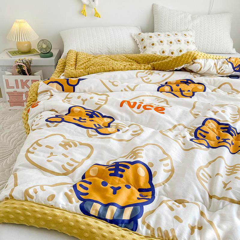 极速豆豆被2023m新款春秋被空调被加厚冬被儿童棉被芯大豆纤维高