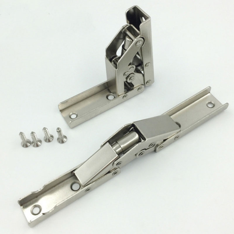 极速90度180度暗o装折叠铰链合页上翻门暗藏式衣柜门台面支撑五金