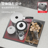 极速隐藏式 洗杯器水槽纳米304不锈钢厨房洗菜盆T手工盆小单水槽洗