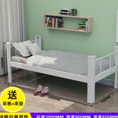 极速上下铺铁床架双层床员工上下Bu铺学生宿舍床钢架高低床铁艺双