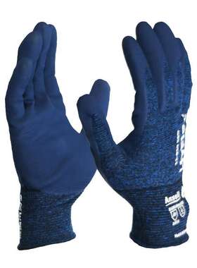 安思尔机械防护手套11819针织手掌涂层防滑透气 汽车维修搬运装卸