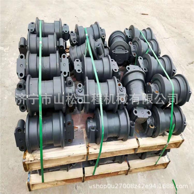 勾机支重轮EX120-5 EX160挖掘机支重轮挖机承重轮行走轮链轮配件