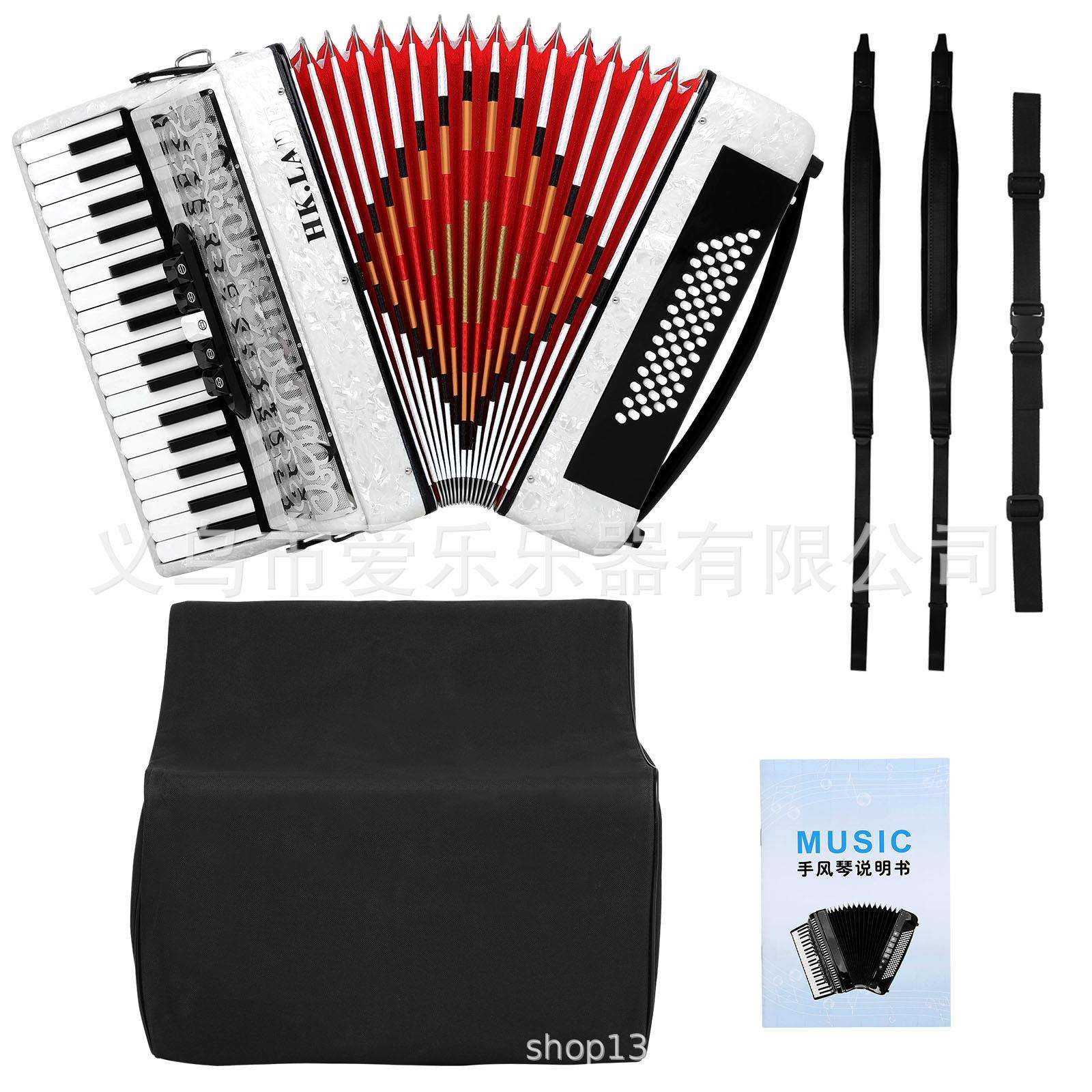 五键变音手风琴60贝斯专业成人演奏手风琴键盘乐器34键手风琴厂家