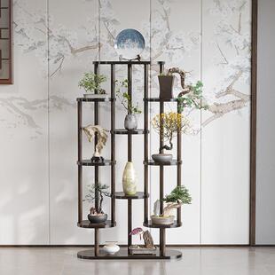 花架子客厅落地式置物架阳台茶室布置高级感盆栽展示架多层花盆架