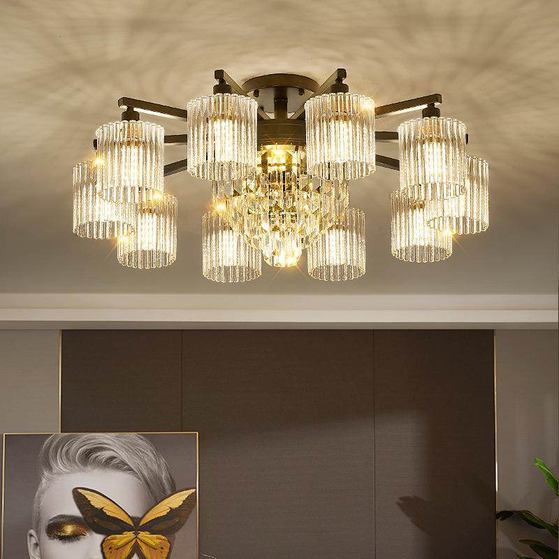 后现代轻奢水晶灯金色黑色灯罩朝下吸顶灯矮层北欧网红卧室水晶灯,工业油品/胶粘/化学/实验室用品,其他实验室设备,淘宝优惠券,粉丝福利购,淘宝优惠卷