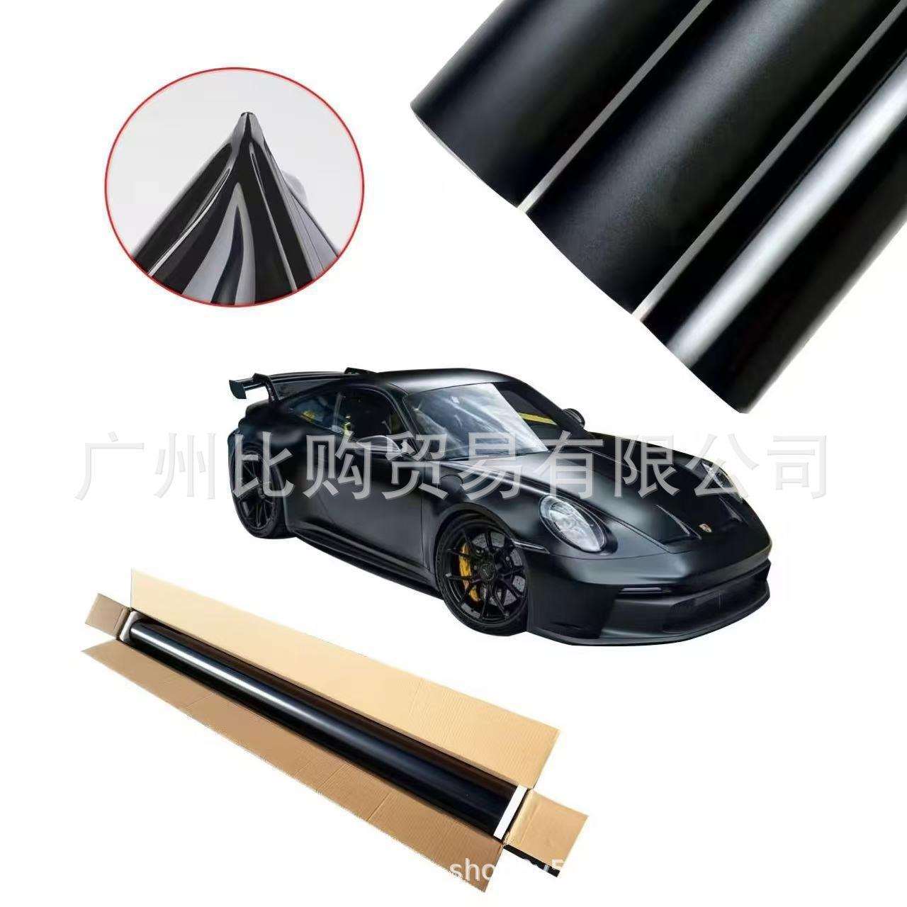 现货亮黑1.52*17M汽车保护膜防剐蹭工厂直销TPU改色膜PPF隐形车衣