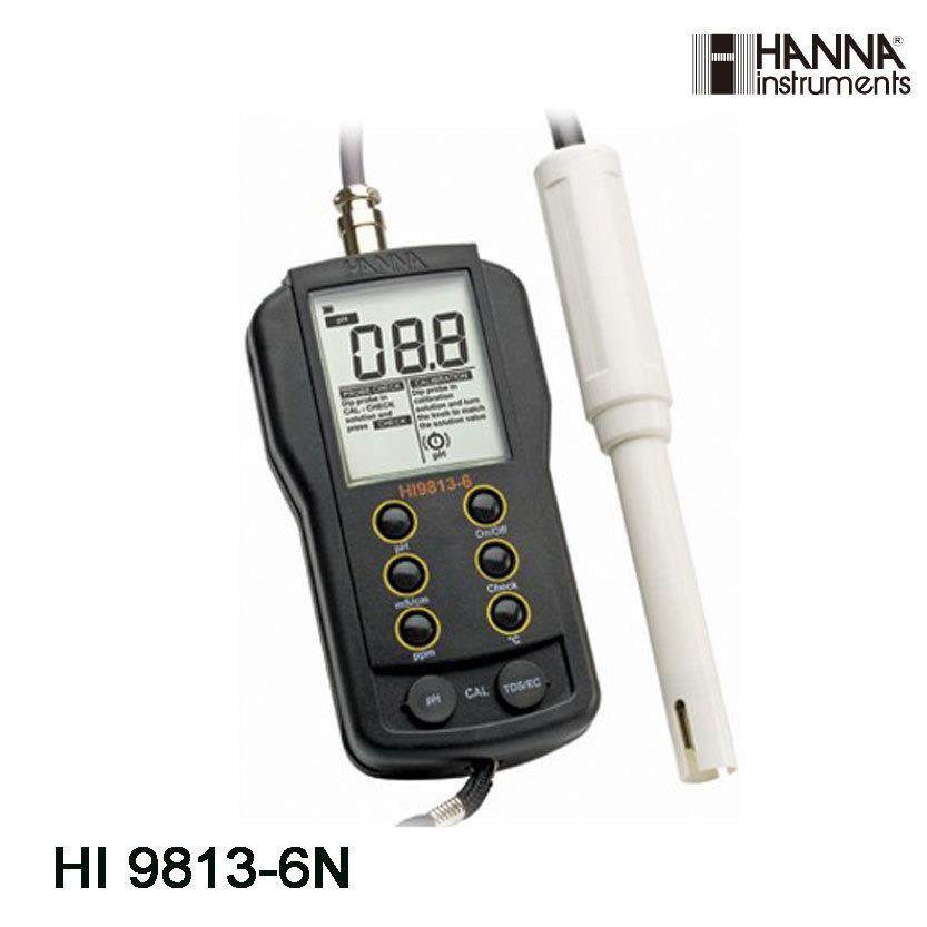 意大利哈纳HI9813-61 多参数水质测定仪 ph计 电导率仪 电导率计