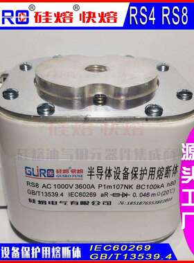 快速熔断器RS8 1000V1800A/2000A/2200A/2400A/2500A P2m107NK