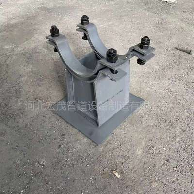生产导向管道滑动支架焊接滑动支座管夹型固定滑动管托