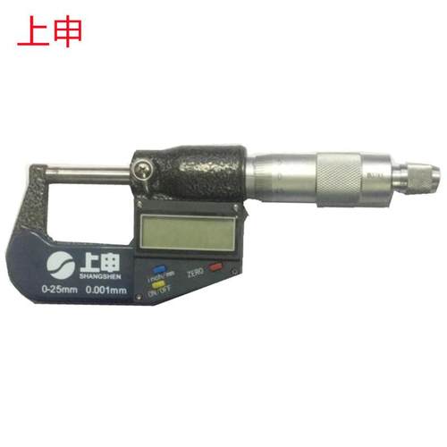 上申0-25MM25-50MM50-75MMX0.001MM带刻度销售 数显千分尺