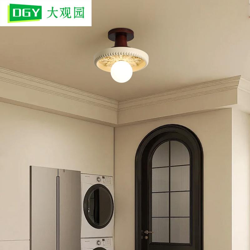 大观园过道灯走廊阳台灯玄关吸顶灯创意入户门厅灯中古风灯具522L