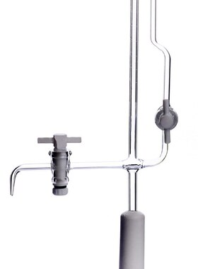 天玻A级白棕色酸碱通用四氟座式微量滴定管 1ml 2ml 3ml 5Yml10ml