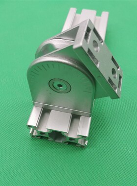 新品。204006k040805050锌合金活动铰链 铝型材配件 直角任意角度