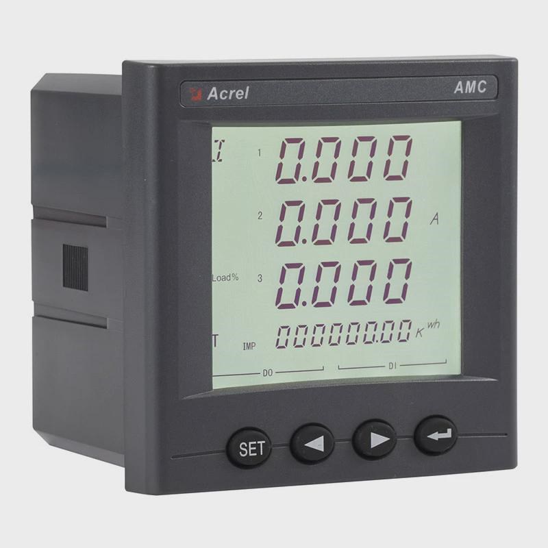 安科瑞amc96l-el4/kc嵌入多功能电表智能安装开孔88*88mm配485通