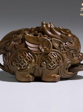 《吉祥貔貅》i玄关桌面铜貔貅摆件 家居装饰工艺品