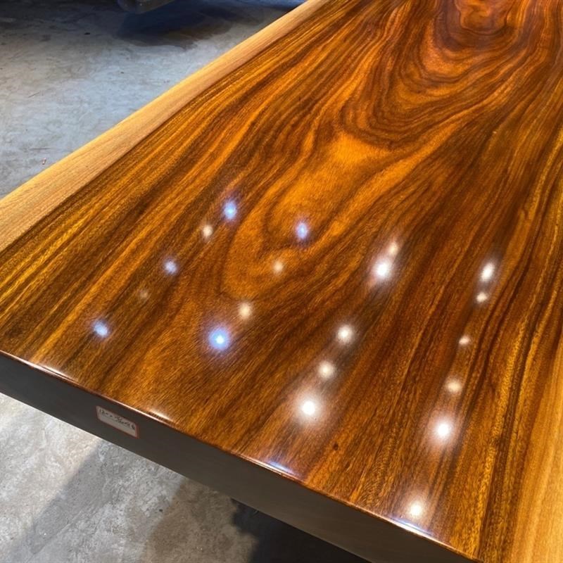 名贵奥坎实木大板自然边180*79*8H书桌办公桌电脑桌餐桌茶桌整板