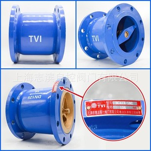 天津消声止回阀HC41X 止回阀DN100DN200 16铸铁法兰单向阀I立式