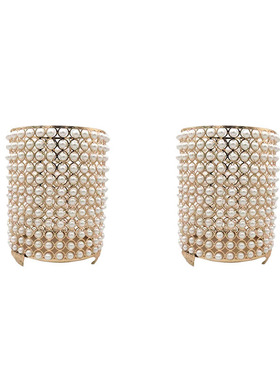 网红北欧风创意家用客r厅圆柱垃圾桶厨余仿珍珠置地垃圾桶