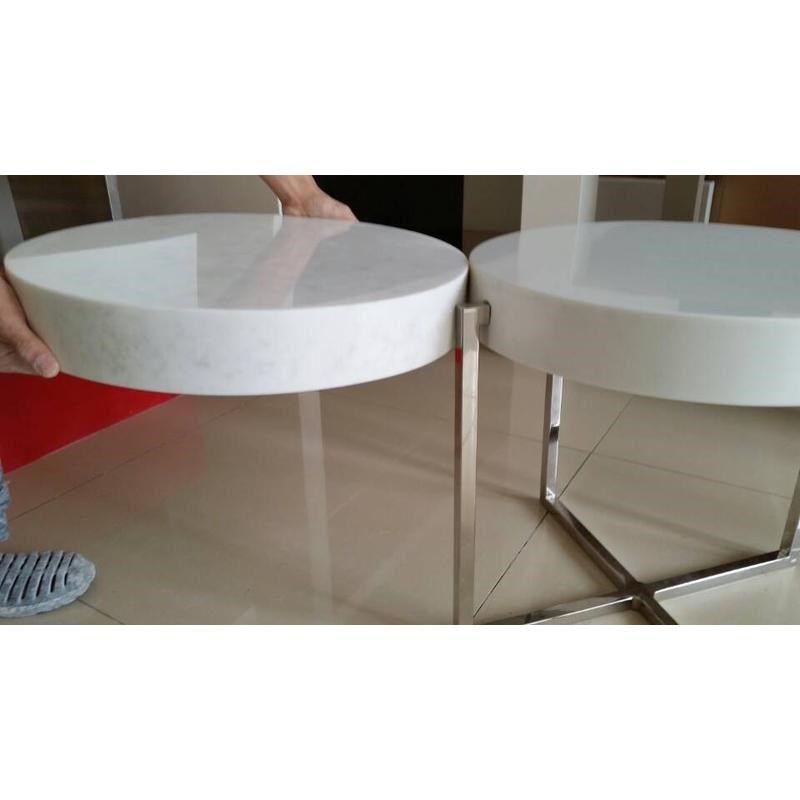 人造大理石餐o桌台面亚克力圆台茶几桌