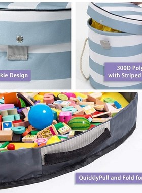 Mugoyrt  Portalble Foldable Kids Play Toy Clean up and Stora