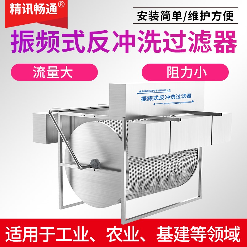 振频式反冲洗过滤器反冲洗效率高过滤精H度40-150目反冲洗过滤器