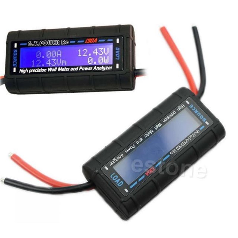Hot G.T.POWER RC LCD 60V 130A Watt Meter and Power Ana.lyzer