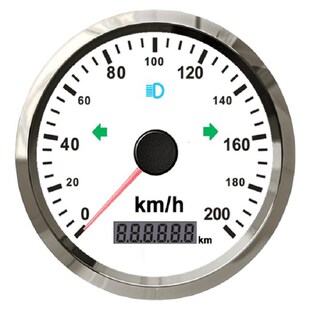 125km 85mim 200km GPS For Speedometer Boat 12V Truck Car