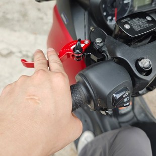 适用于GSX250R GW250 DL短款二指竞技款刹O车牛角手把离合拉杆配