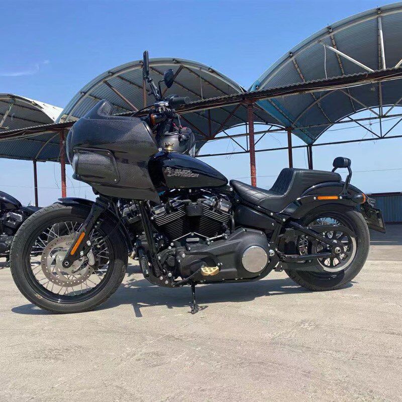 哈雷街霸路威S滑翔肥霸改装DS风格迷你小靠背 J883 X48 1200靠背