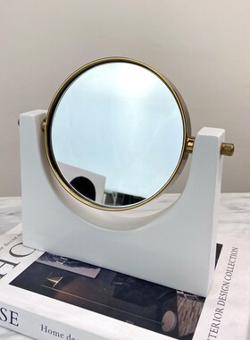 简约现代样板房镜子创意台镜酒店样板间会L所别墅主人房梳妆台摆