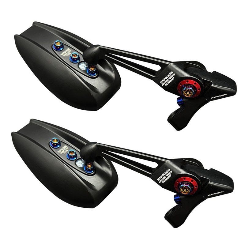 适用金箭F60 F60S F90 峰神650 迈动310金Q钢改装防炫目反光后视