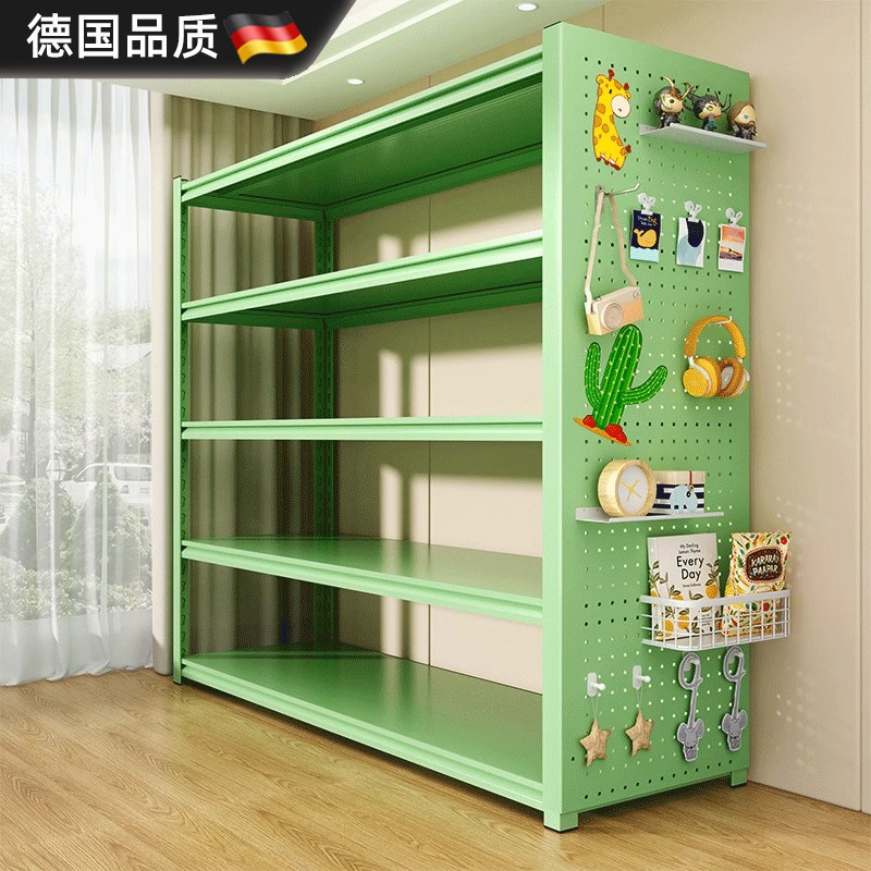 德国货架钢制f置物架落地多层储藏间阳台杂物快递收纳架超市展示