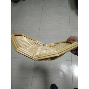 速发筐馒头馒头 垫厨房r用具杆特产地方收纳篮元宝浅高粱纯手工