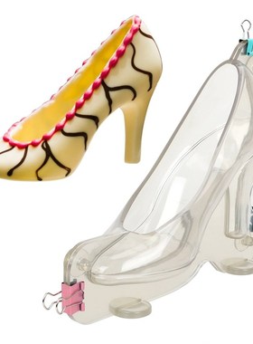 3D Chocolate Mold Highu-heeled Shoes Shape 适用于 Baking Sug