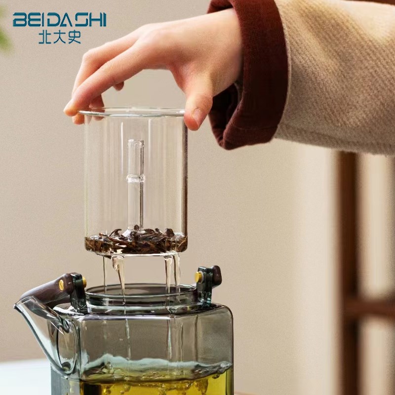 北大史玻c璃煮茶i壶2024新款耐高温蒸煮泡茶围炉煮茶器电陶炉烧水