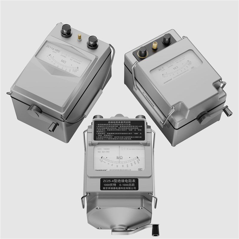 祥瑞德zc25-3-4-70电工摇表05兆欧表1000手ZC25摇Tv2500绝缘电阻