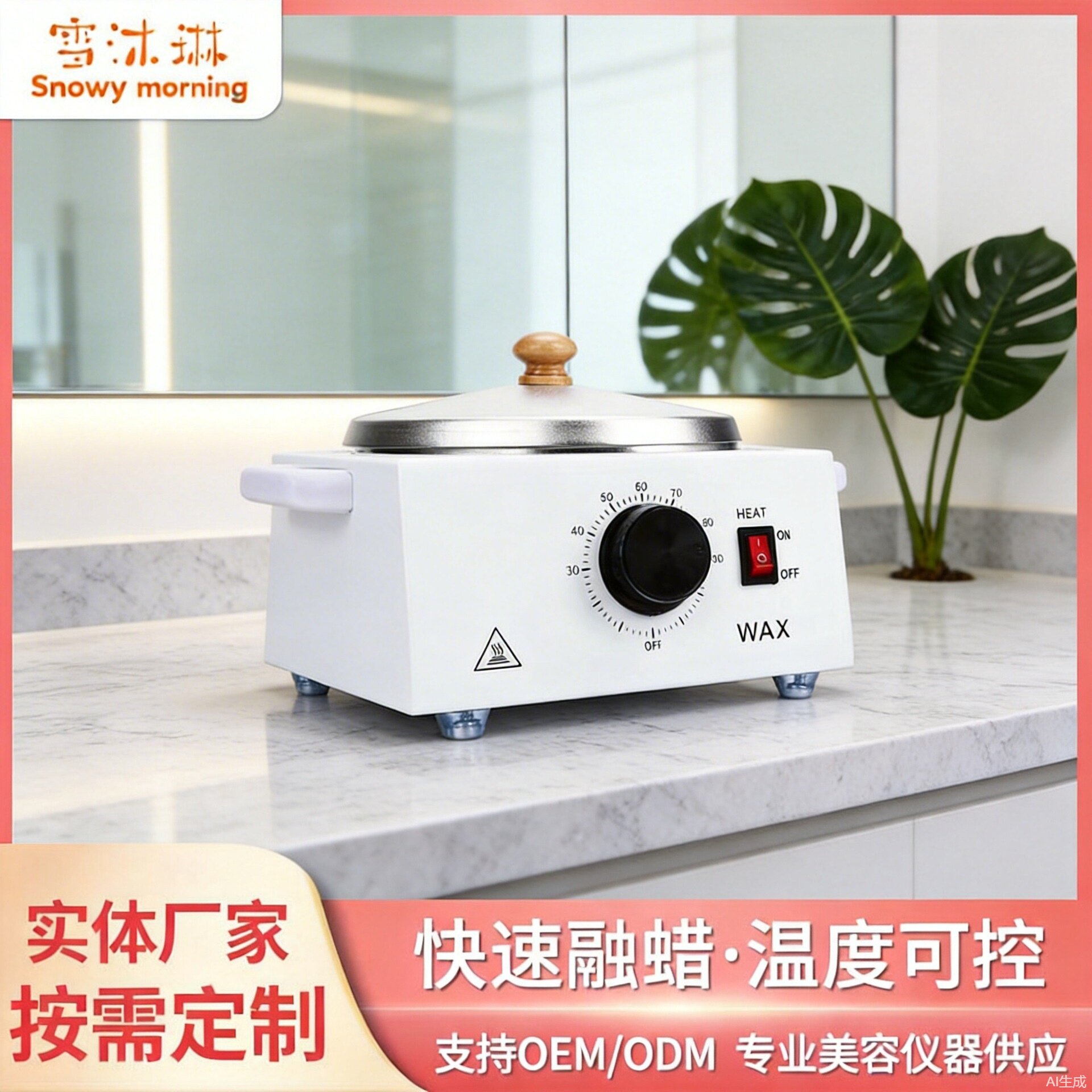 厂家直销毛蜡机美服蜡加热器蜜蜡脱毛融蜡机大容量欧规单炉蜡疗仪